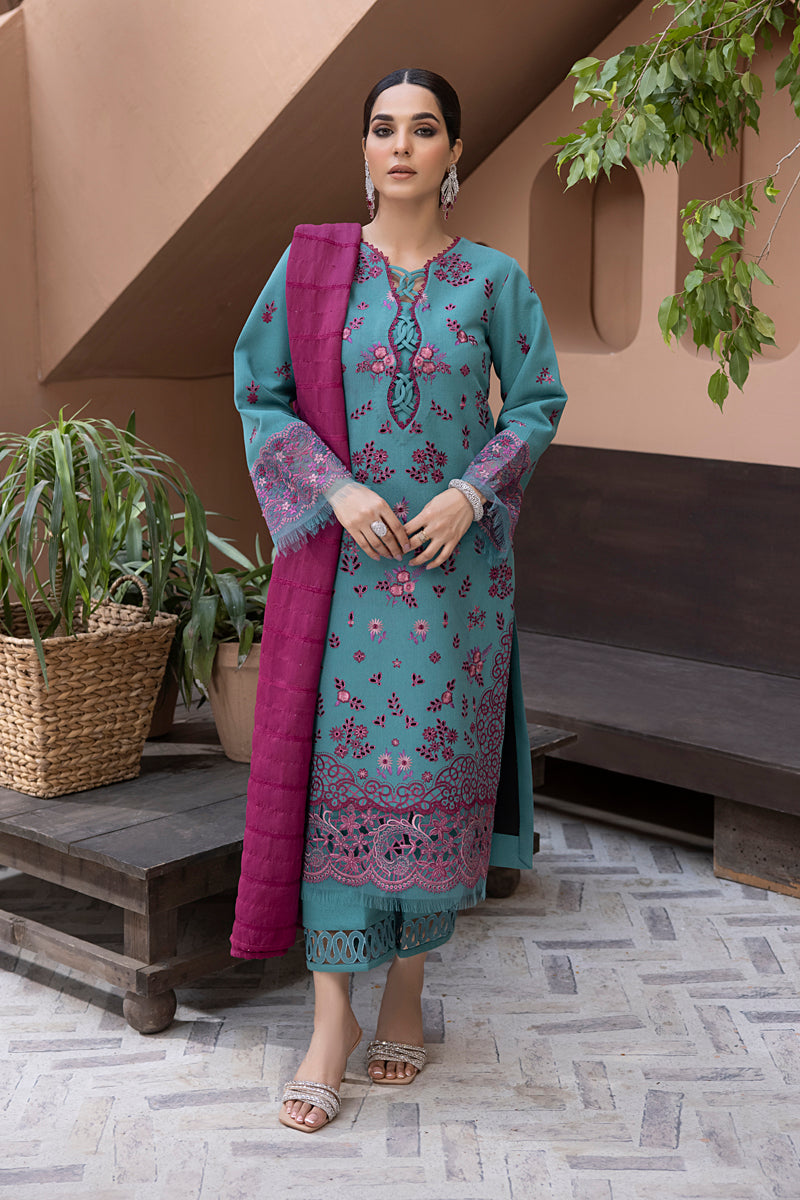 Rang Rasiya 3-PC Embroidered DHANAK Stuff