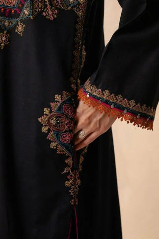 ZARA SHAHJAHAN FULLY EMBROIDERED 3PC DHANAK DRESS -ZSJ5054
