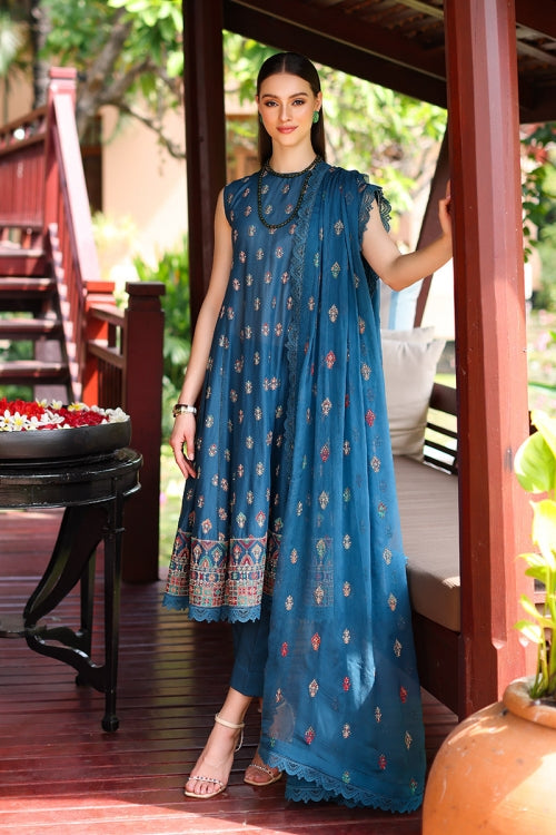BAREEZE Heavy Embroidered - 3PC Luxury Lawn Collection AW-20