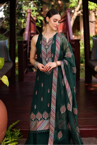 BAREEZE Heavy Embroidered - 3PC Luxury Lawn Collection
 AW-21