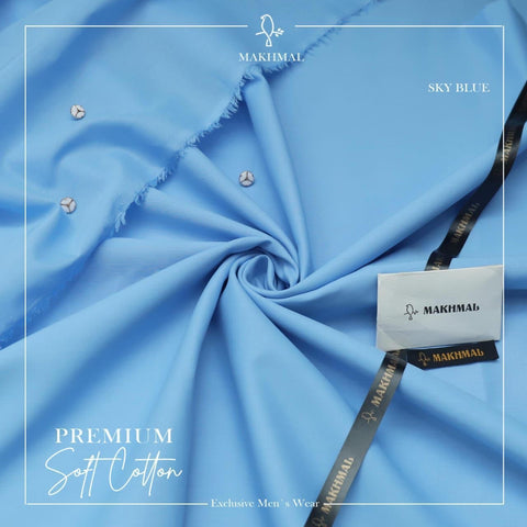 MAKHMAL Premium Soft-COTTON - Sky blue