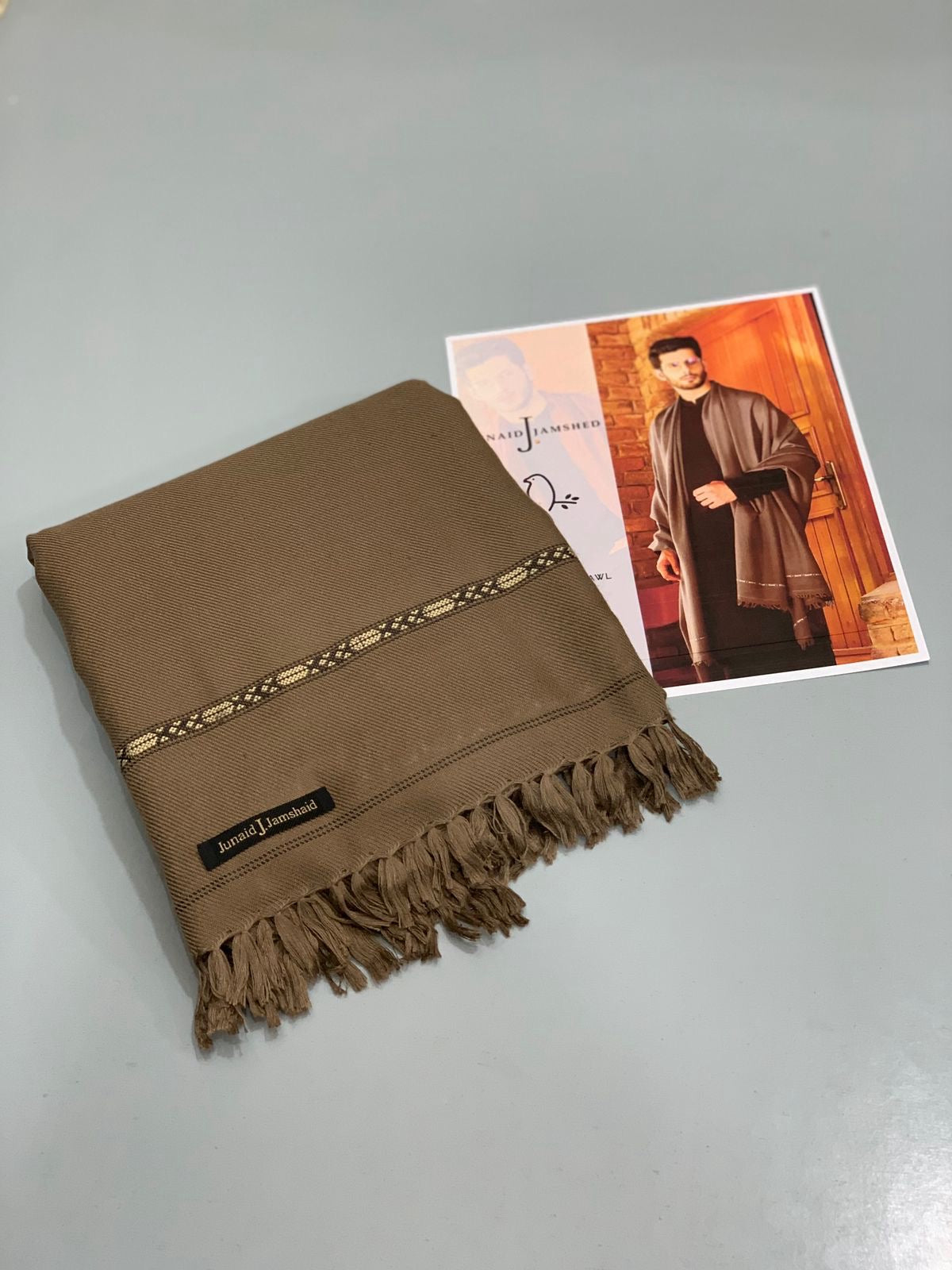 J. PREMIUM WOOL SHAWL #002 Cadbury