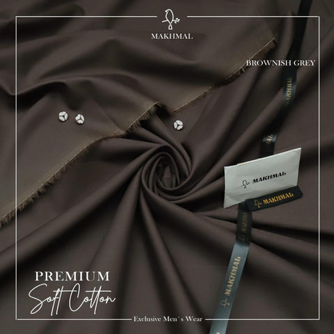 MAKHMAL Premium Soft-COTTON - BROWNISH GREY