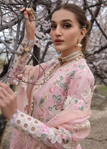 Crimson-3 Piece (Unstitched) Premium Linen Embroidered Shirt With Slub Ready-to-Wear Dupatta - KW1131