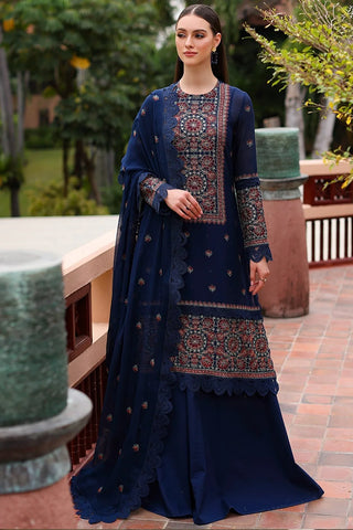 BAREEZE Heavy Embroidered - 3PC Luxury Lawn Collection
 AW-24