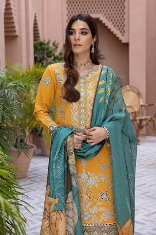 Rang Rasiya 3-PC Embroidered DHANAK Stuff SKU-765
