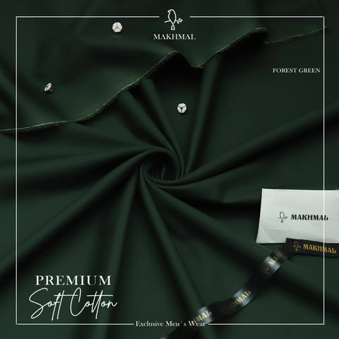 MAKHMAL Premium Soft-COTTON - FOREST GREEN