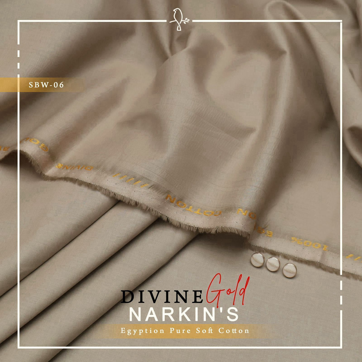 Divine Gold By Narkins Egyption Cotton #sbw06